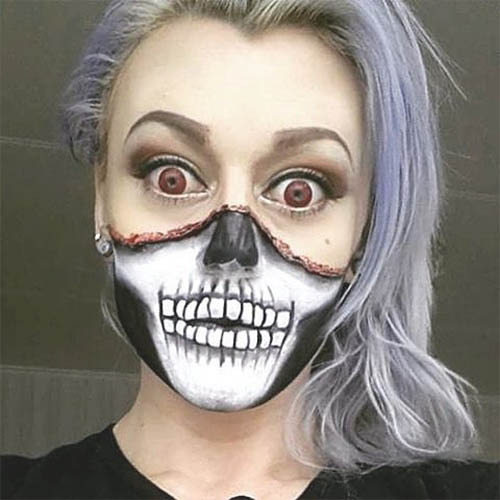 maquillaje de halloween mujer