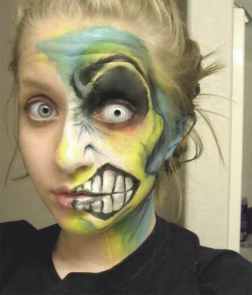 Como pintarse la cara para halloween